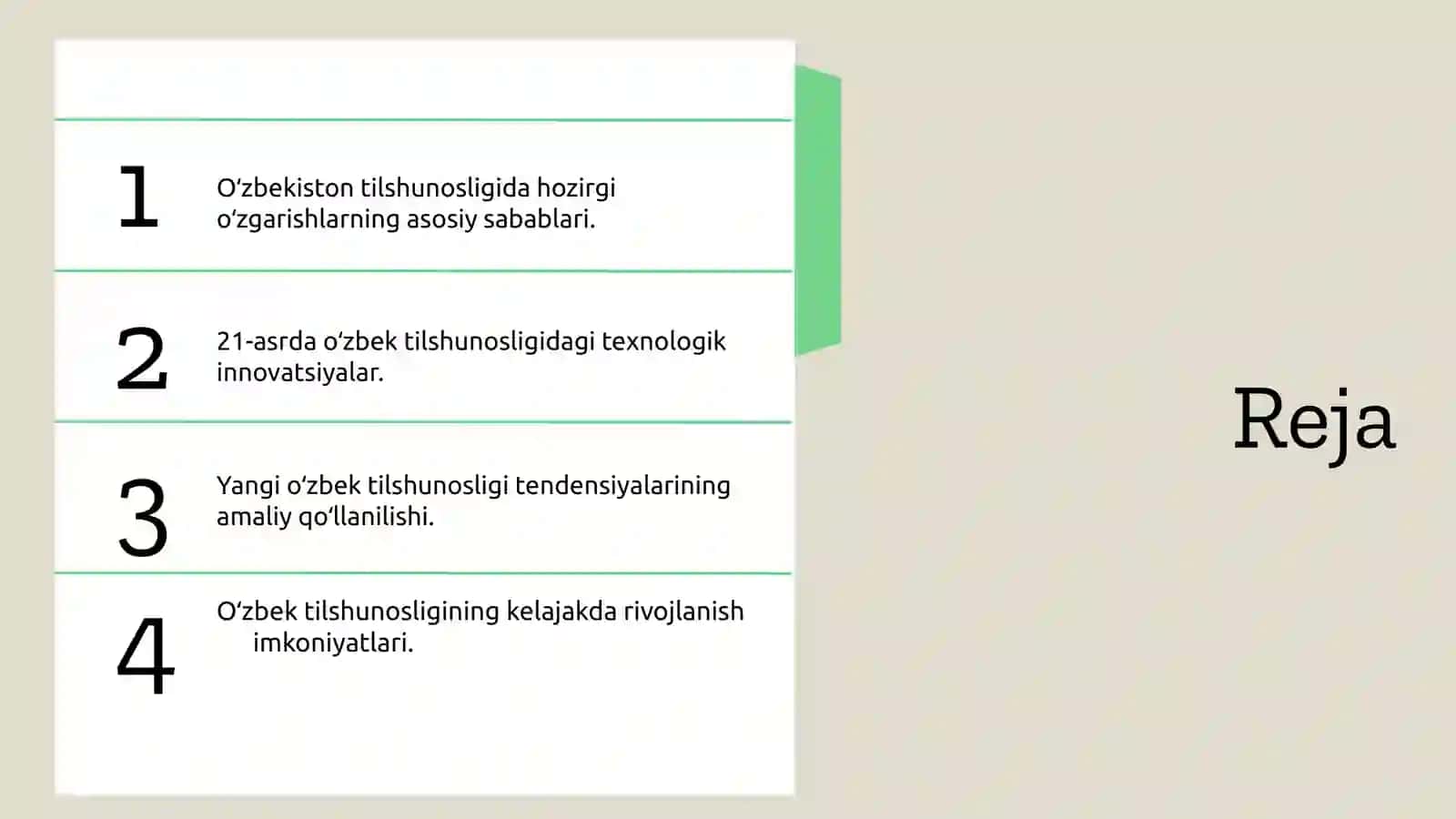 21-asr o‘zbek tilshunosligi ta‘rqqiyoti da bo‘layotgan o‘zgarishlar 2