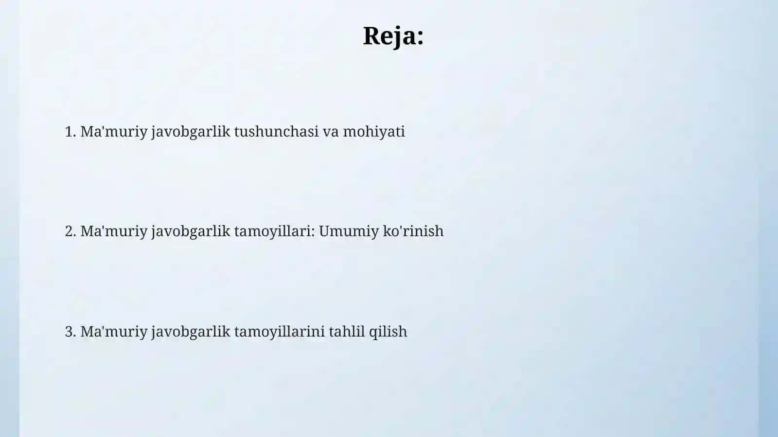 Ma'muriy javobgarlik tamoyillari 2