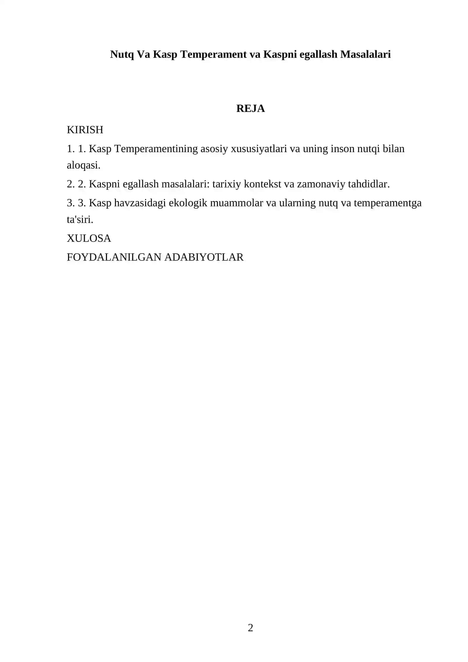 Kaspiy Psixologiyasi Faniga Tayyorlov 2