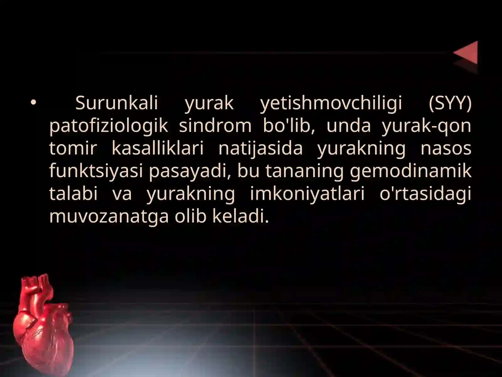 Surunkali yurak yetishmovchiligi 2