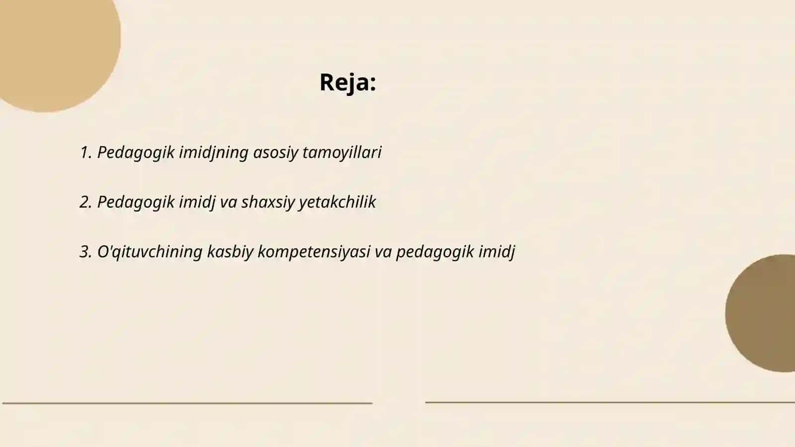 Pedagogik imidj va pedagogik refleksiya 2