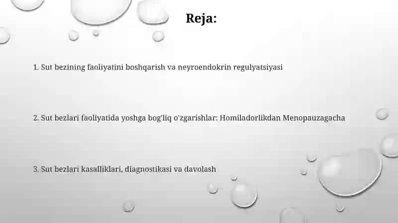Sut bezining faoliyatini boshqarish va neyroendokrin regulyatsiyasi 2