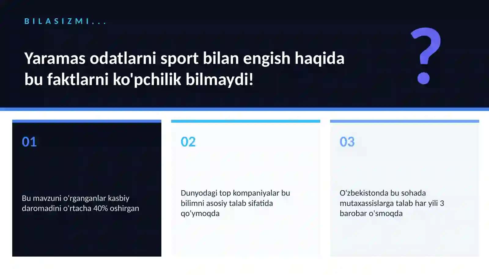 SPORT VA JISMONIY TAYYORGARLIK 2