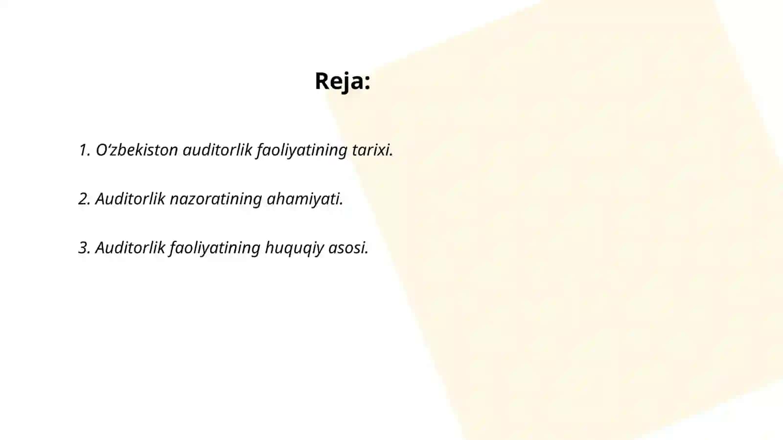 O‘zbekiston auditorlik faoliyatining tarixi 2