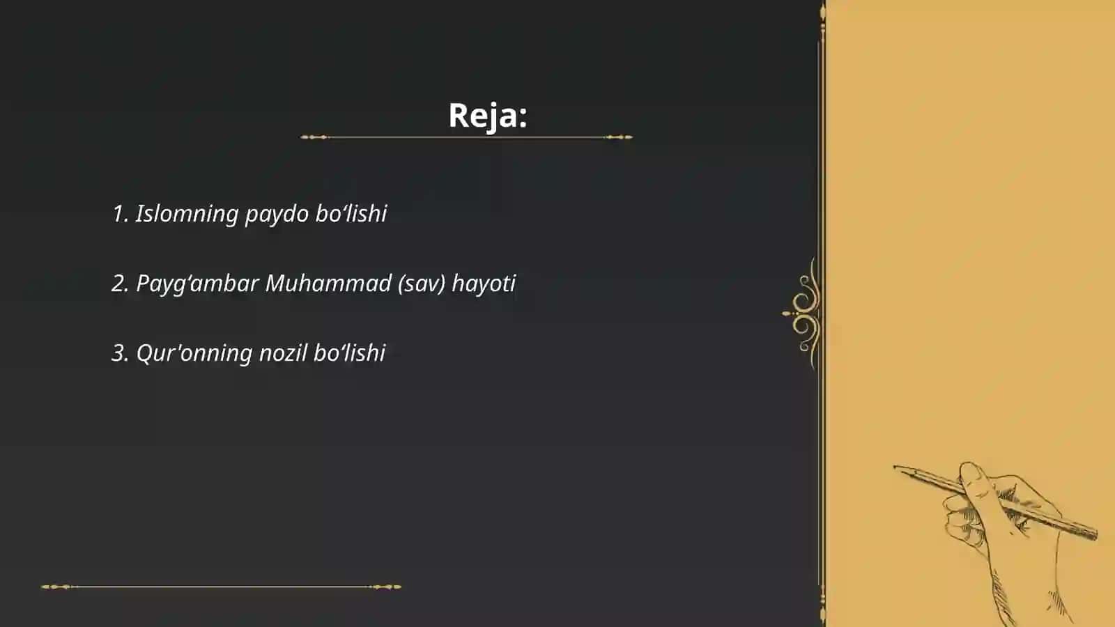 Islam dini tarixi va mohiyati 2