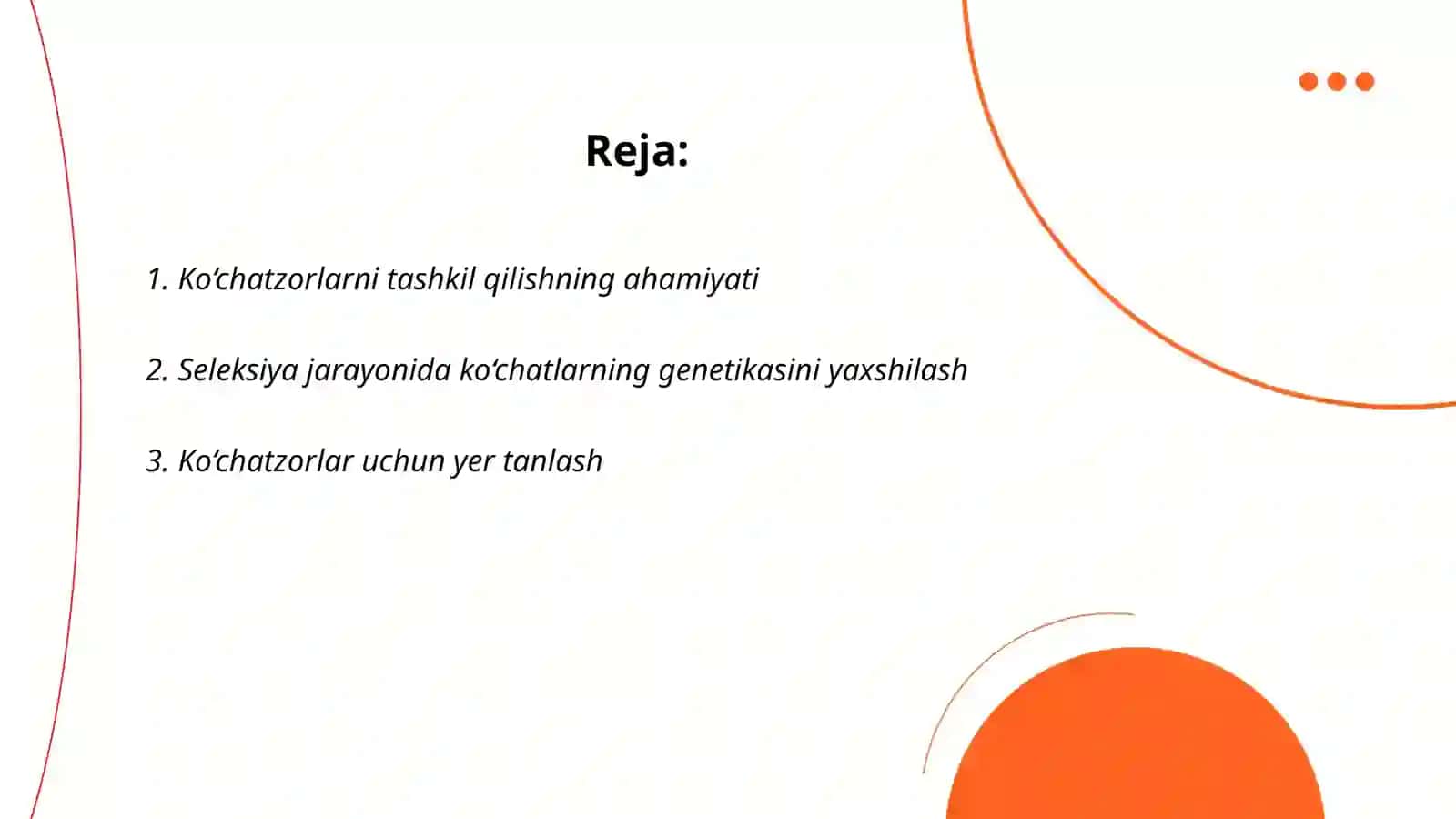 Qishloq xoʻjaligi seleksiyasi va urugʻchiligi fanidan tayyorlagan taqdimoti 2