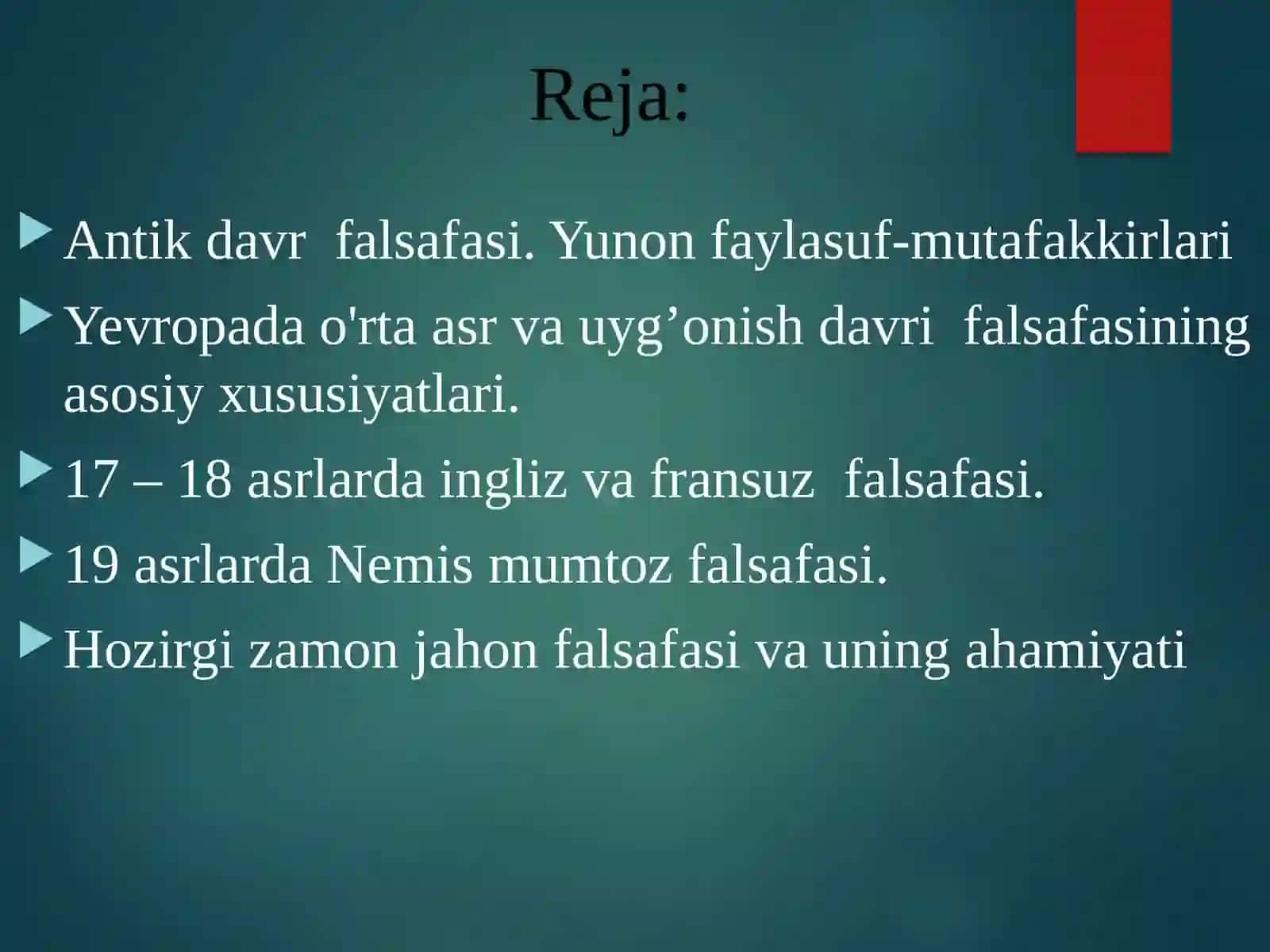 G‘arb falsafasining ustuvor yo‘nalishlari va ularning fan taraqqiyotiga ta'siri 2