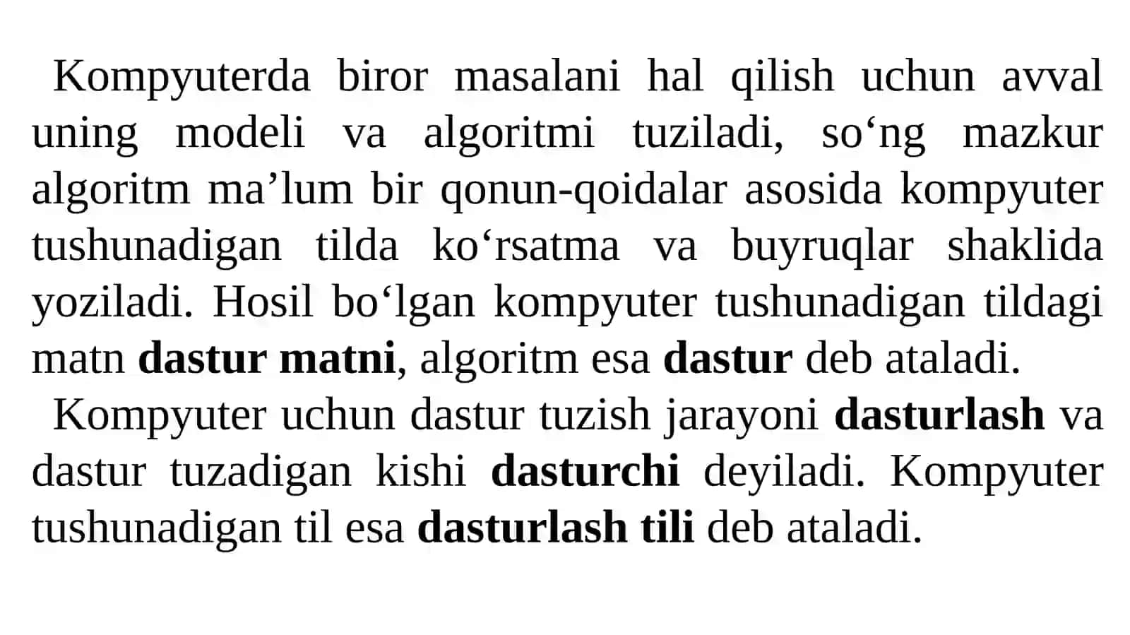 Dasturlash tillari 2