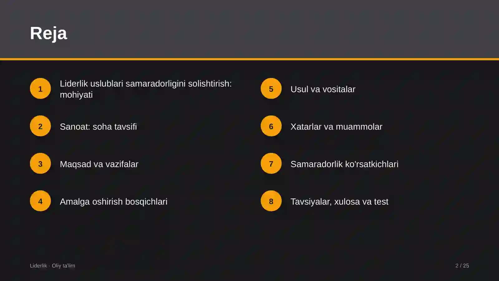 sanoatda liderlik uslublarining samaradorligini solishtirish 6190 2
