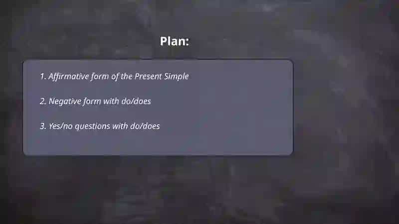Present Simple 2