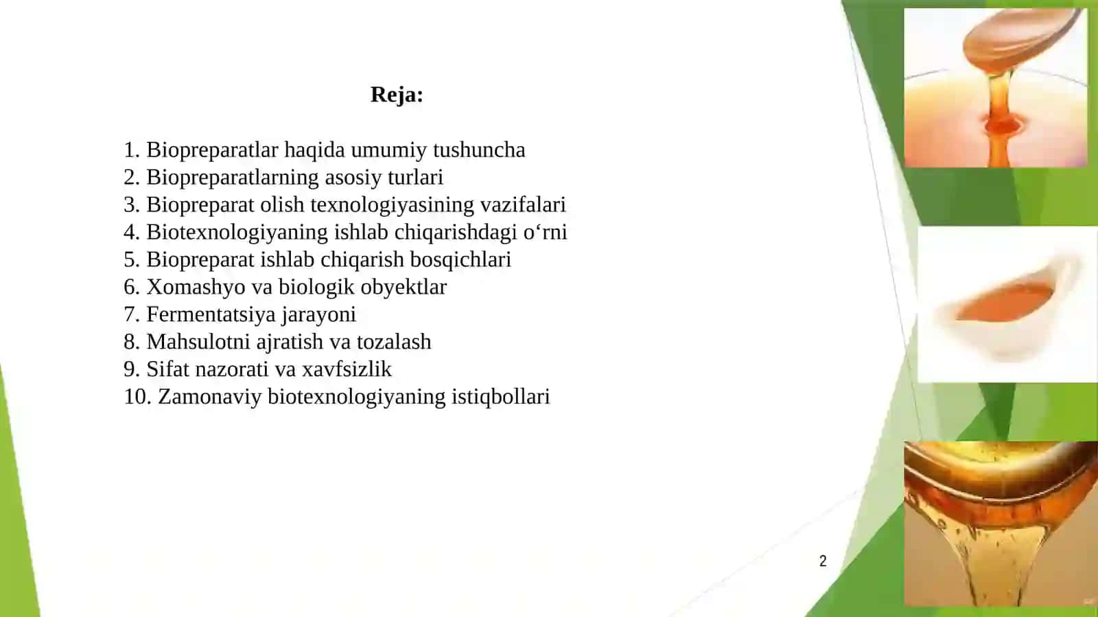 BIOLOGIK PREPARATLAR OLISH TEXNOLOGIYASI 2