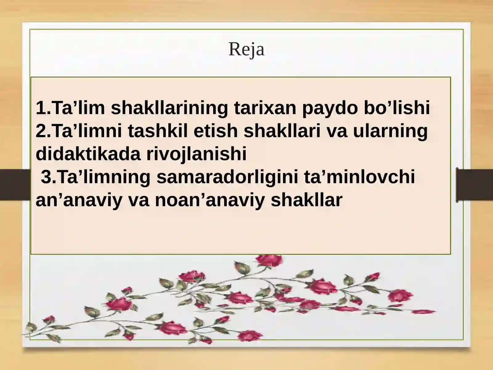 Maktabgacha tarbiya yoshidagi bolalarning rivojlanishi va tarbiyasiari 2