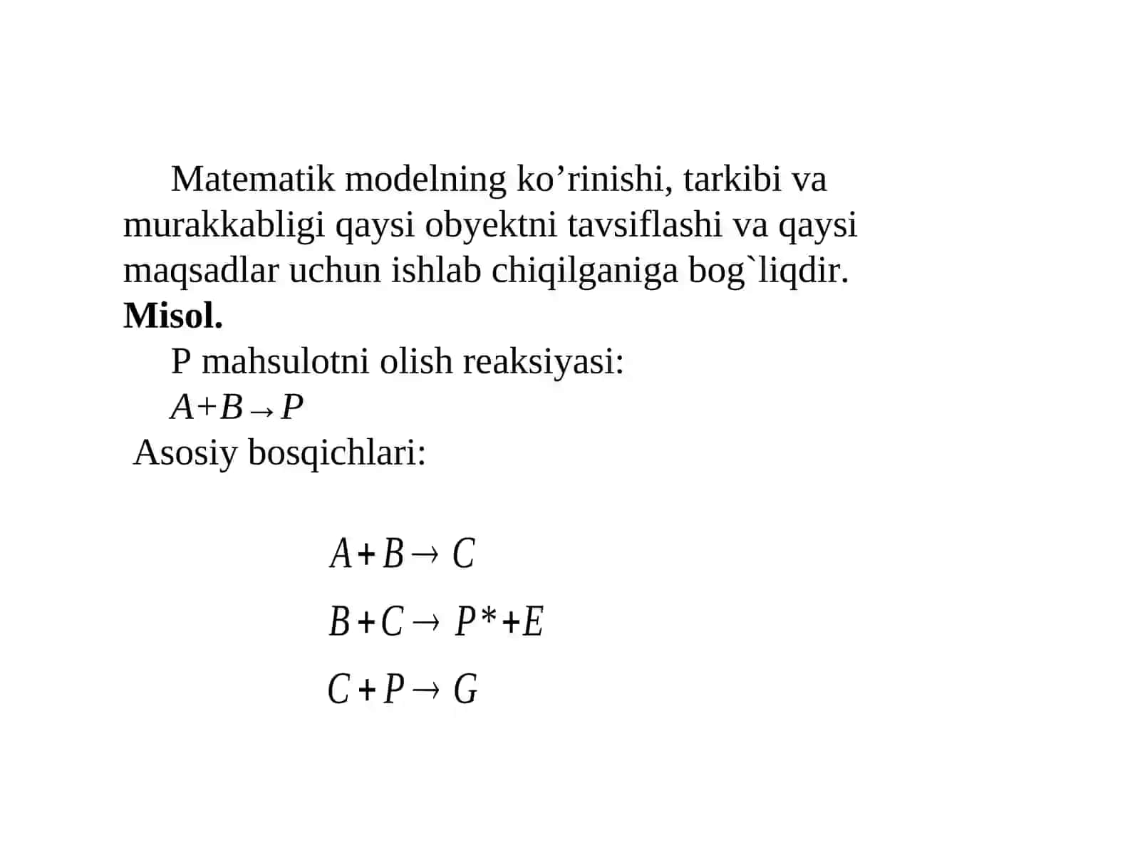 MATEMATIK MODELLAR 2