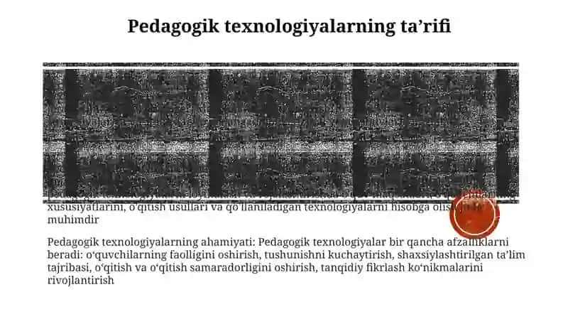 Pedagogik Kompetentlikni Shakllantirishda Pedagogik Texnologiyalarni Loyihalashtirish Va Rejalashtirish 2