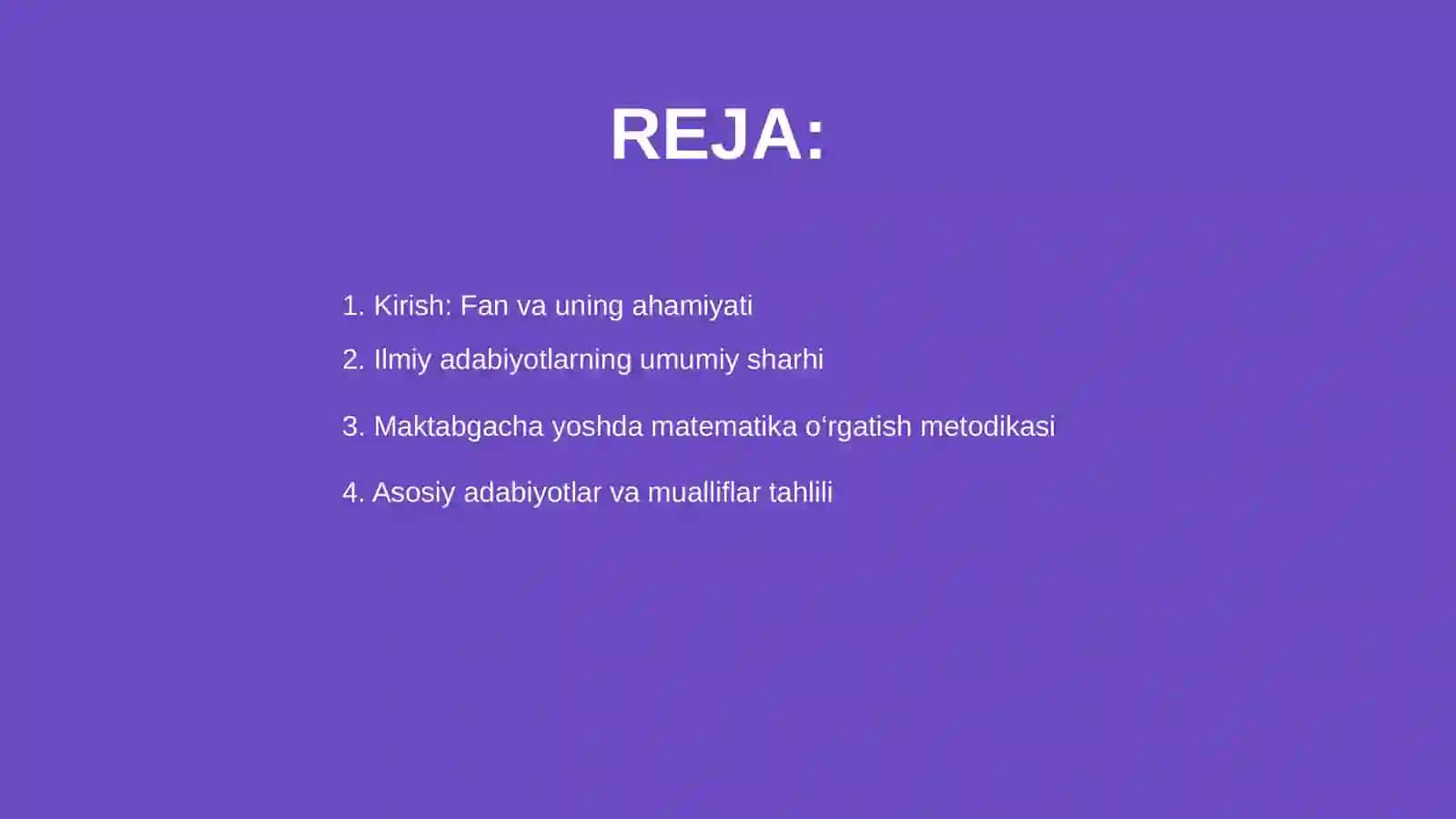 Elimentar matematika òrgatish metodikaasi faniga oid ilmiy adabiyktlar tahlili 2