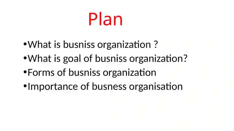 Business Organization 2