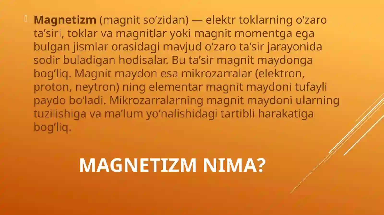 DIA - PARA- VA FERROMAGNETIZM TABIATI 2