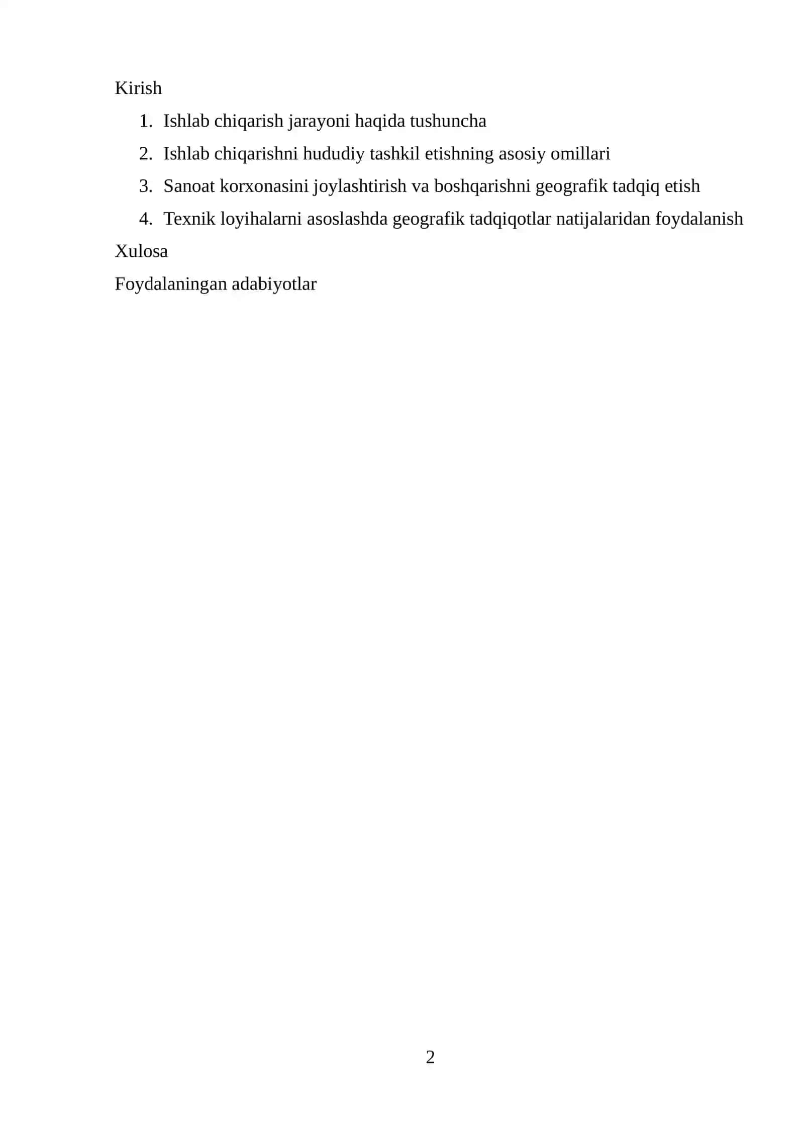 Ishlab chiqarishning texnik va iqtisodiy samaradorligini baholash 2
