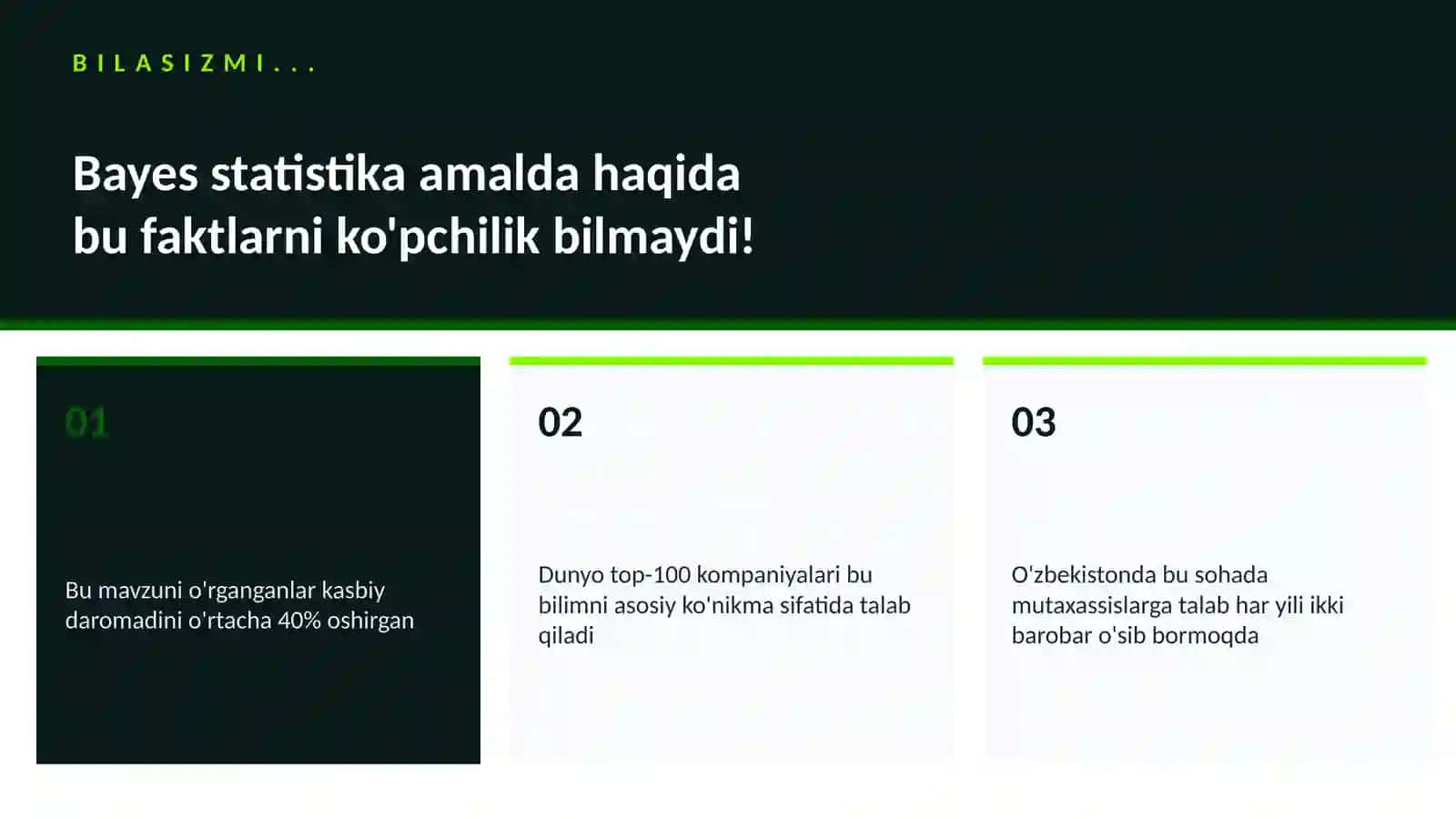 Bayes statistika amalda 2