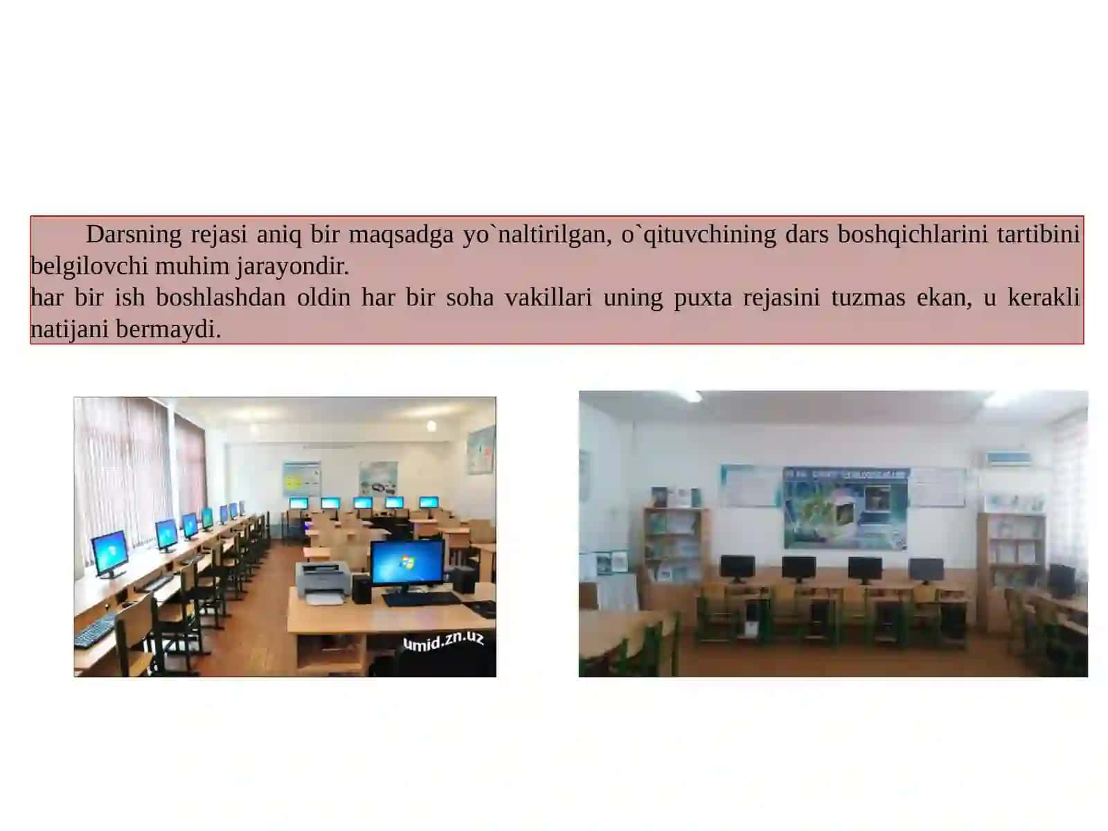 Darsni kuzatish va tahlil qilish, kuzatuvchi tomonidan darsni baholash mezonlari 2