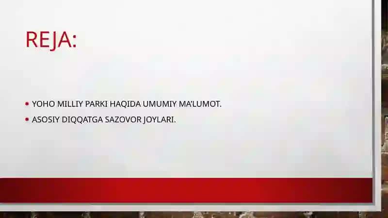 Yoho Milliy Parki 2