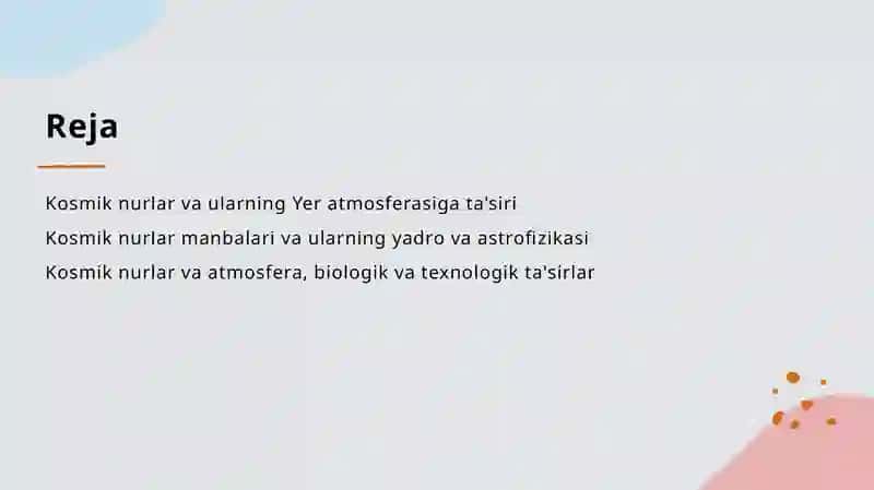 Kosmik nurlar 2