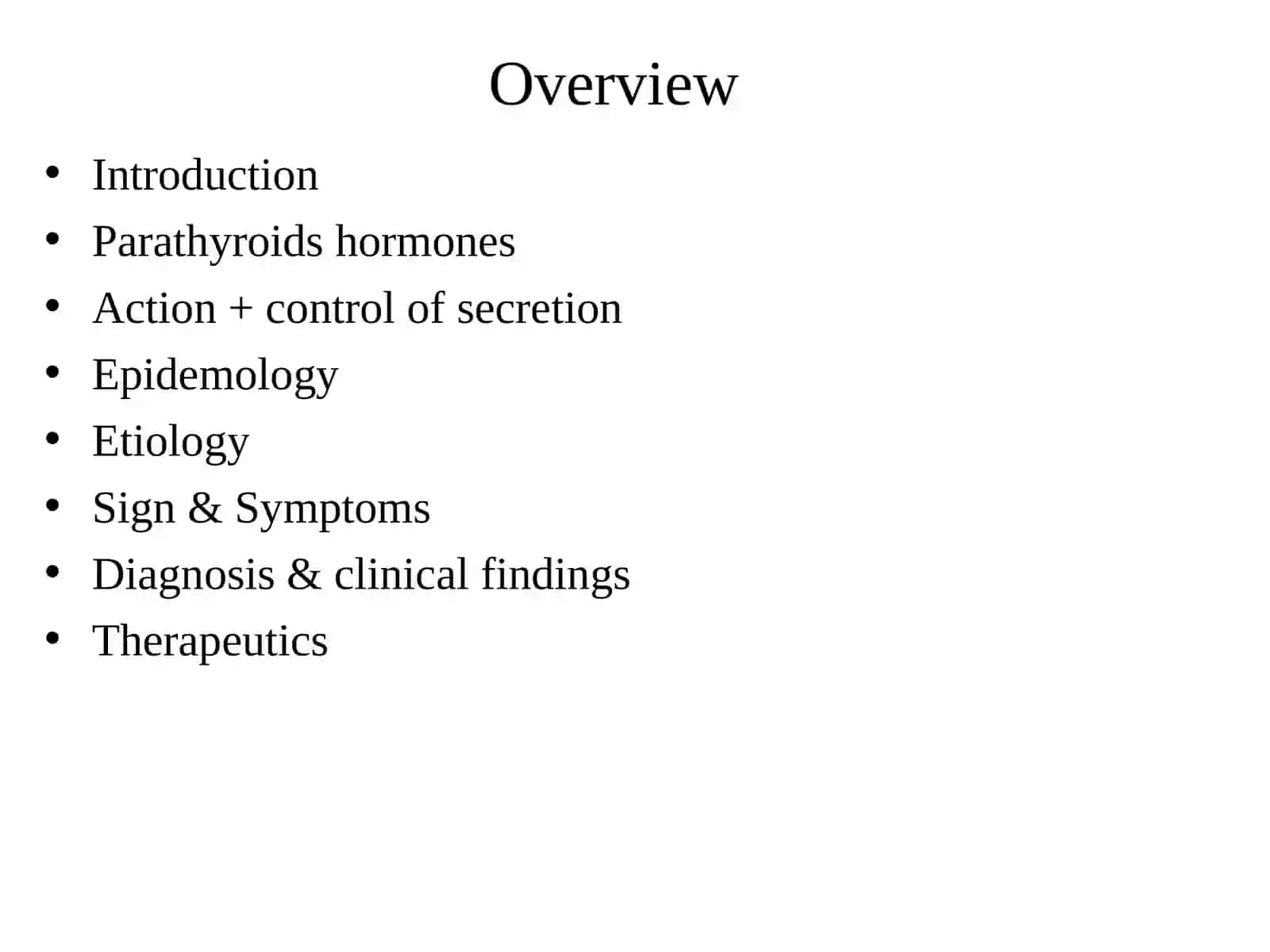 Parathyroid Disorders 2