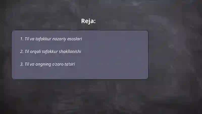 Til va tafakkur 2