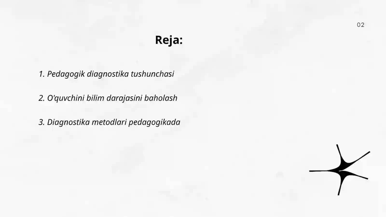 Pedagogik diagnostika 2