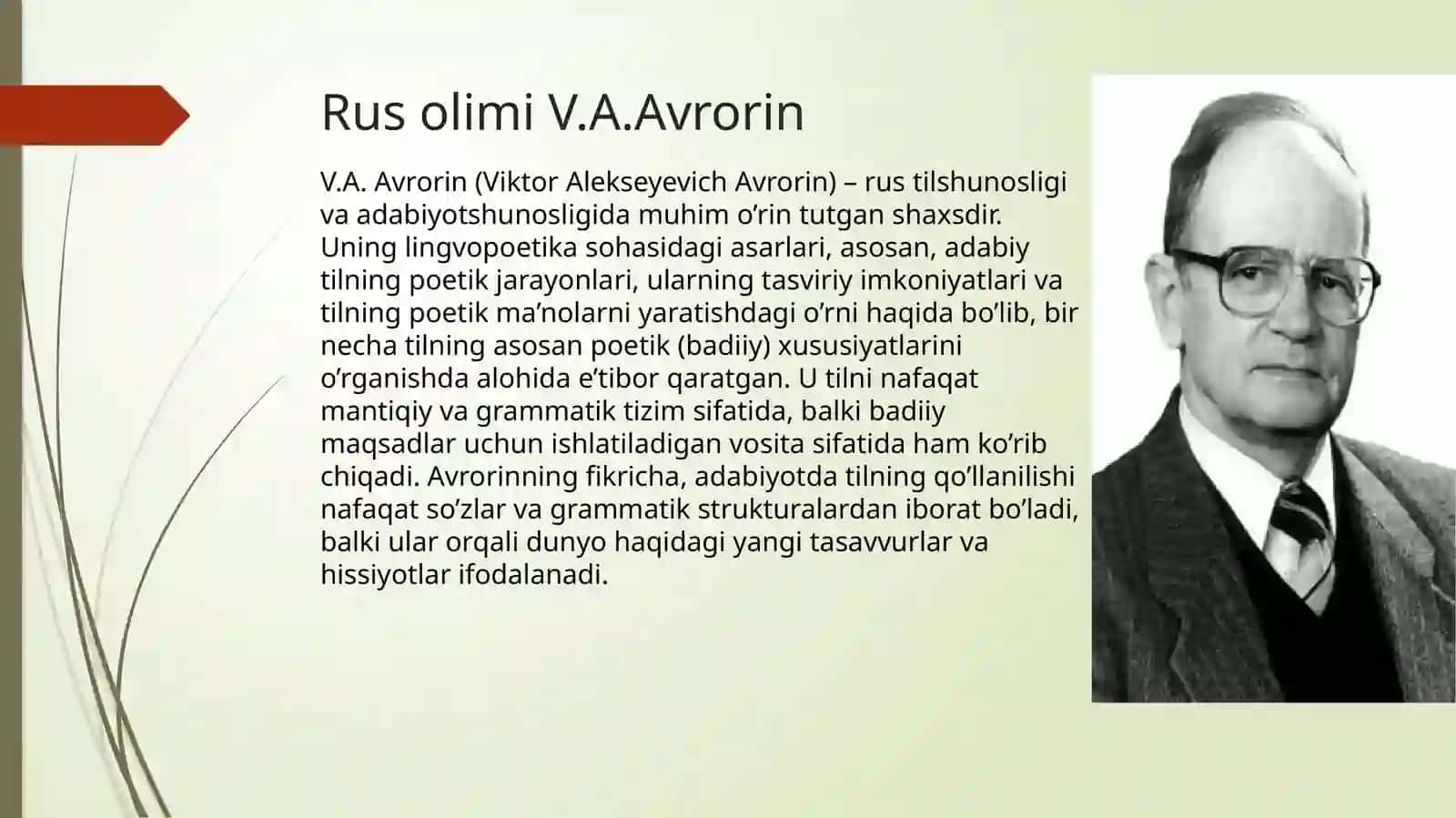 Lingvopoetikaning o’rganilish tarixi 2