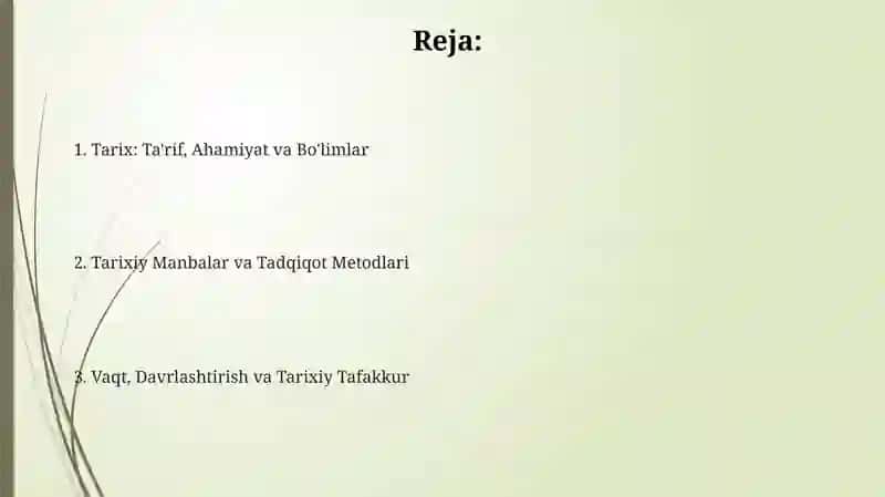 Tarixga kirish 2