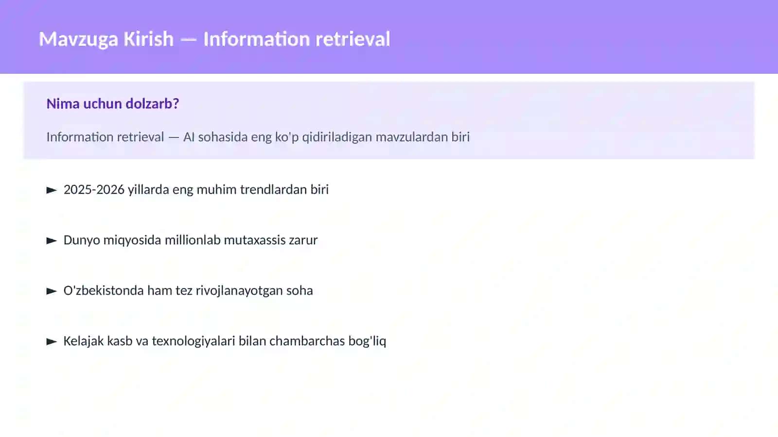 Information retrieval 2