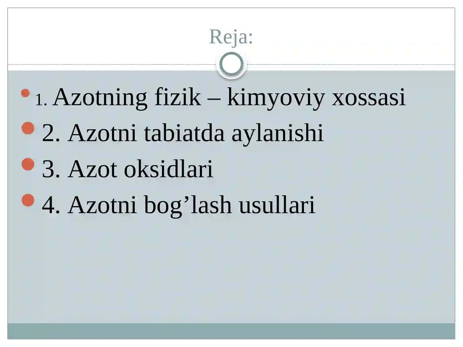 Bog’langan azot birikmalari 2