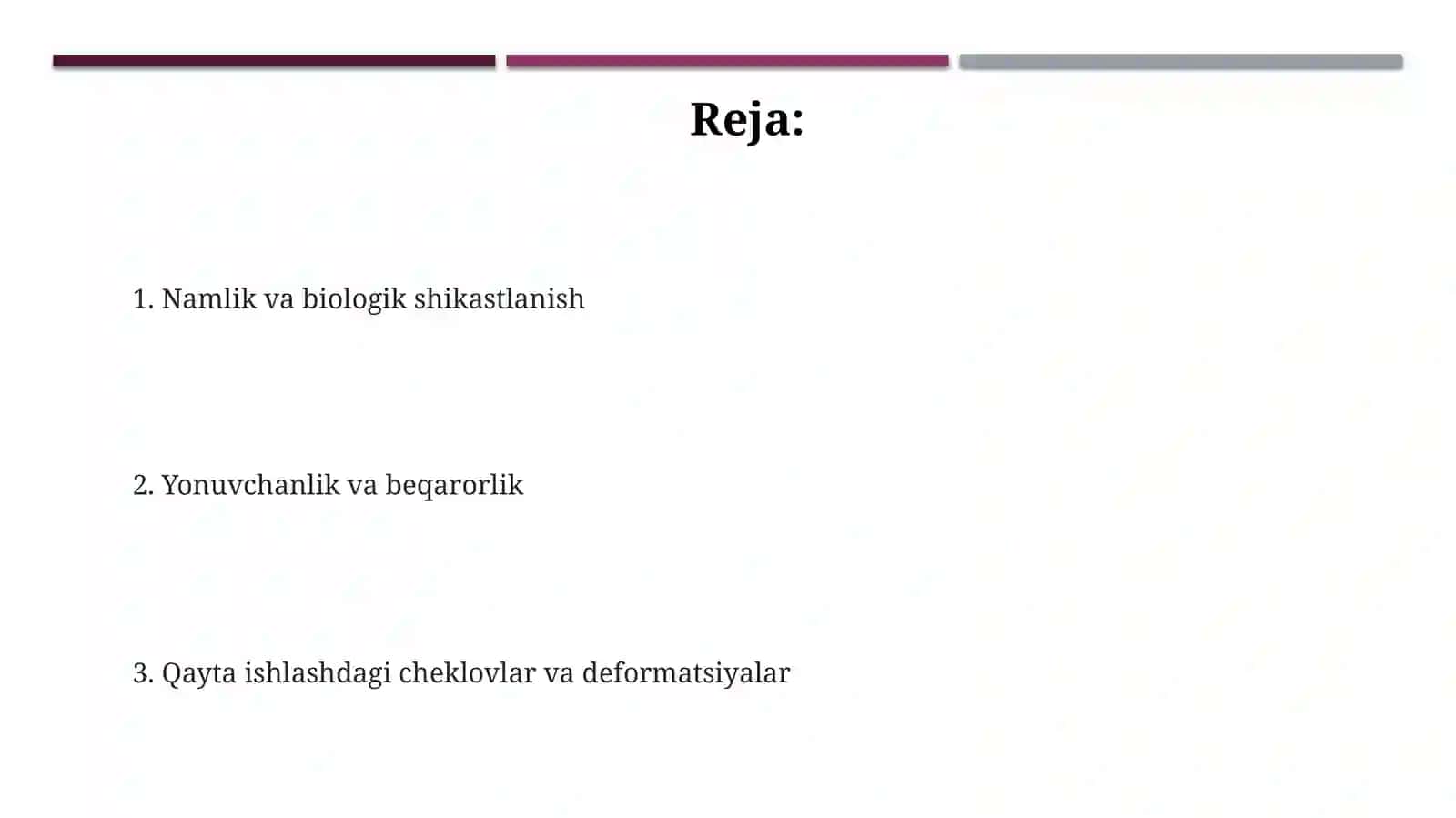 Yog'och materiallari va buyumlarining kamchiliklari 2