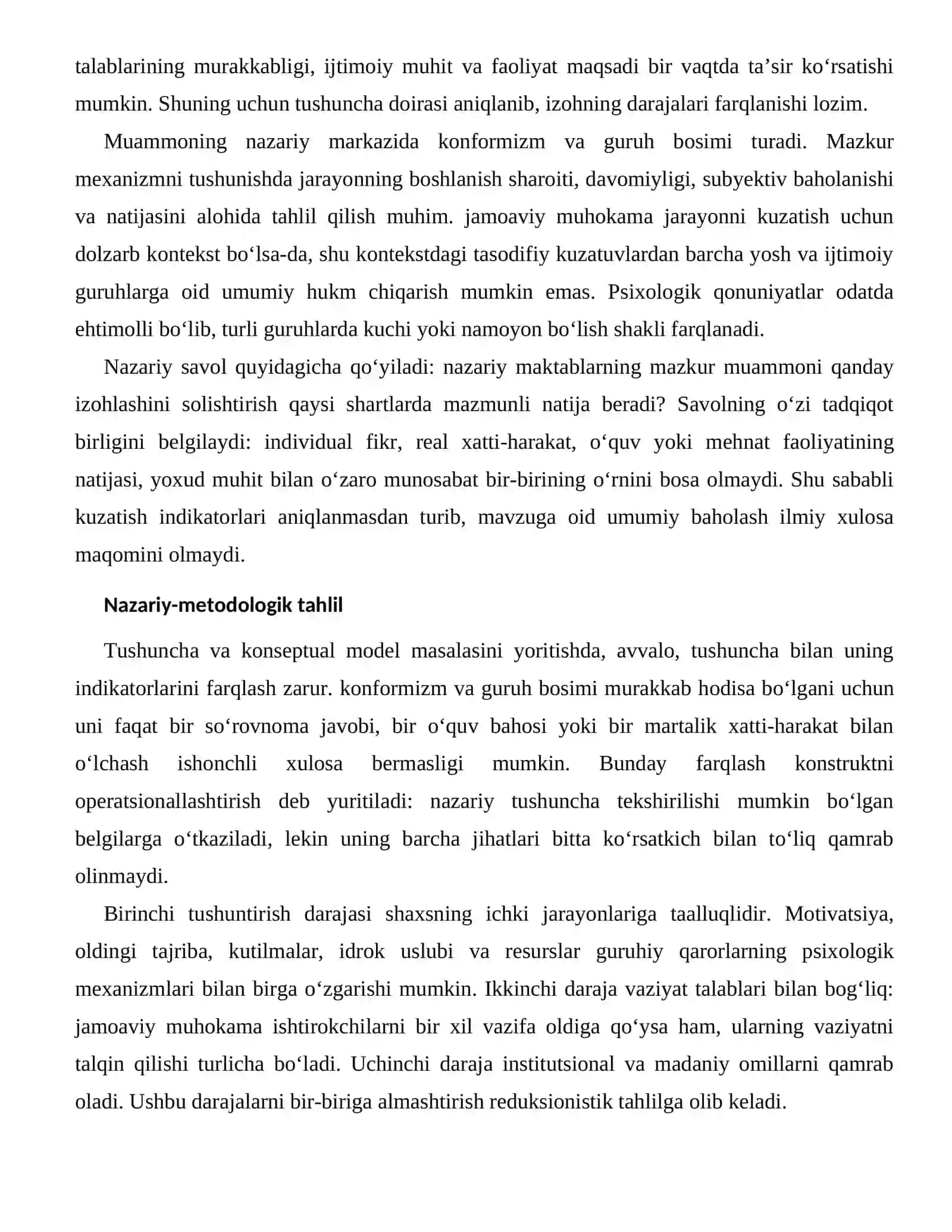 GURUHIY QARORLARNING PSIXOLOGIK MEXANIZMLARI — NAZARIY ASOSLARI 2