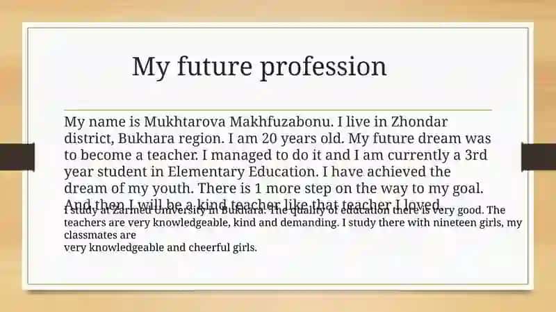 My Future Profession 2