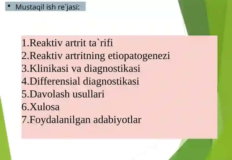 Reaktiv artrit 2