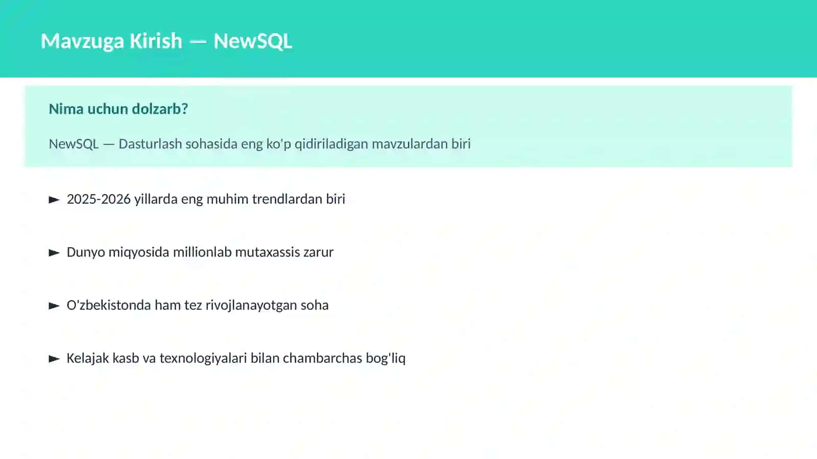 NewSQL 2