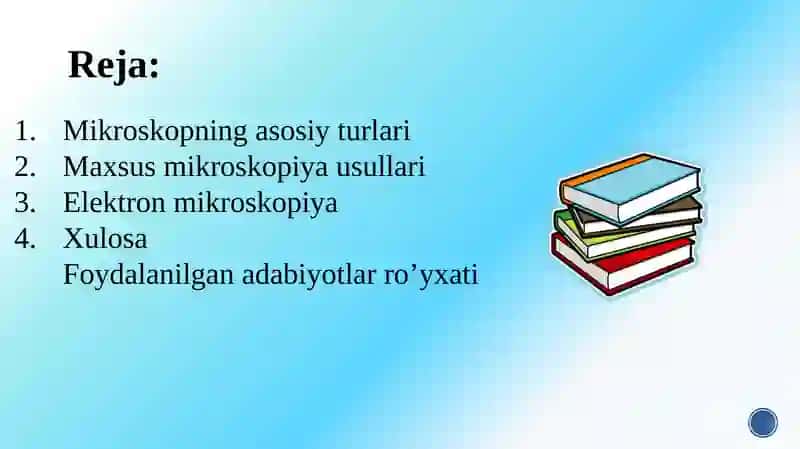 Mikroskopiya usullari 2