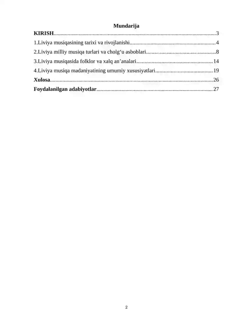 Liviya musiqa madaniyati 2