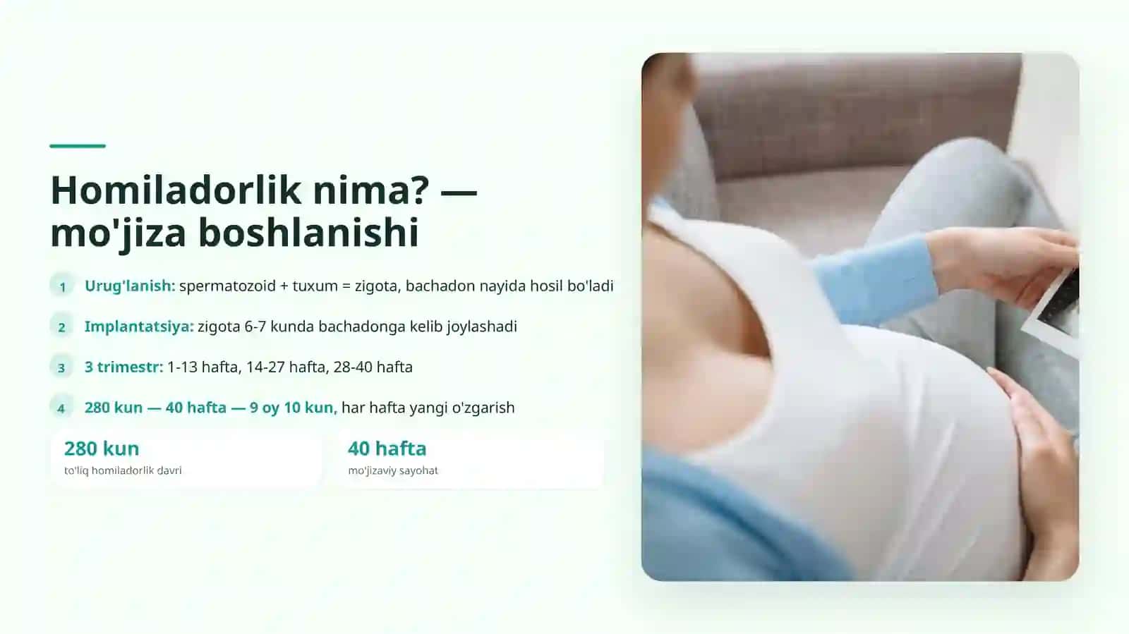HOMILADORLIK VA BOLA PARVARISHI Xaqida Tayyor Prezentatsiya (Slayd) 2
