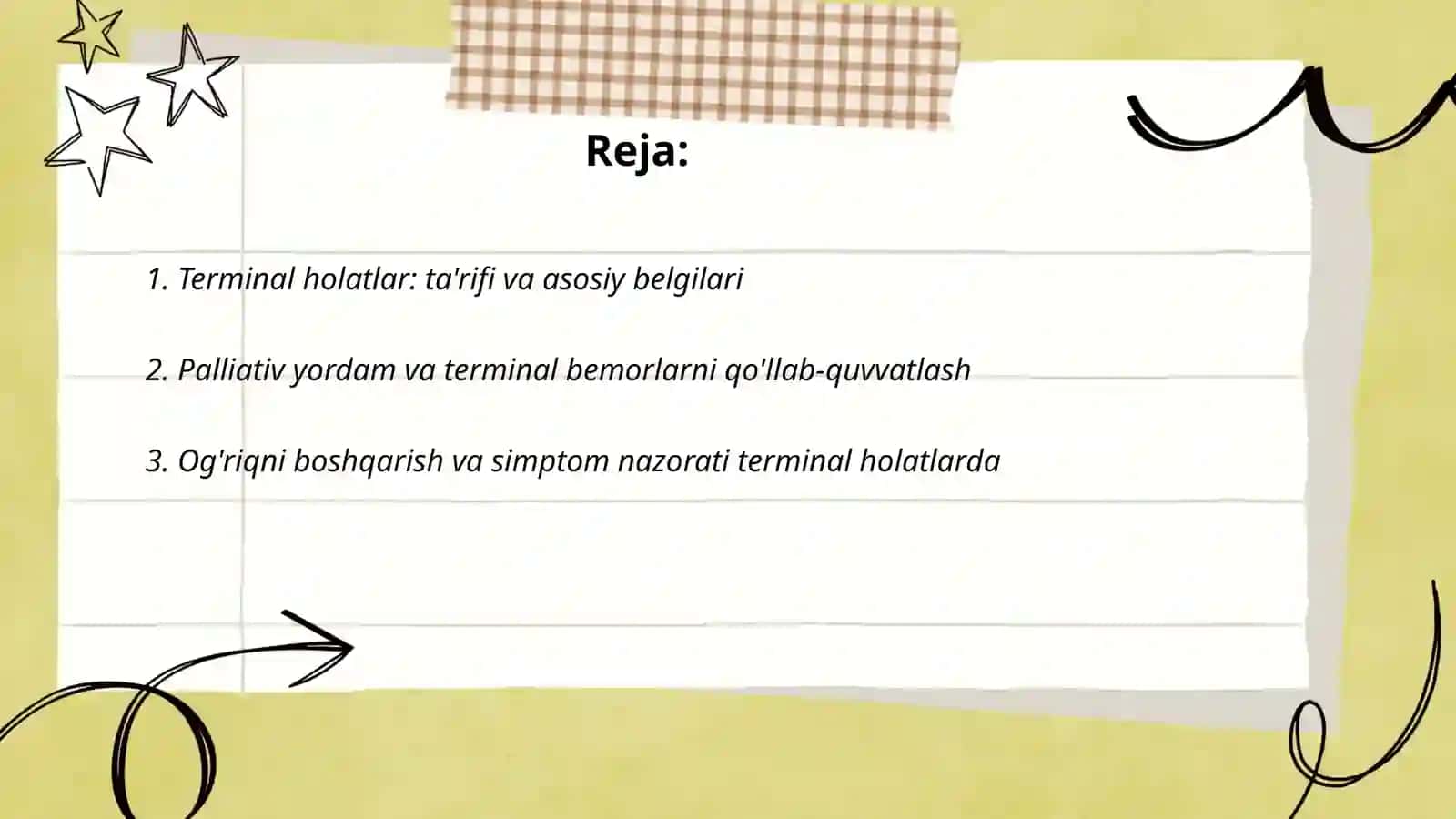 Terminal holatlar 2