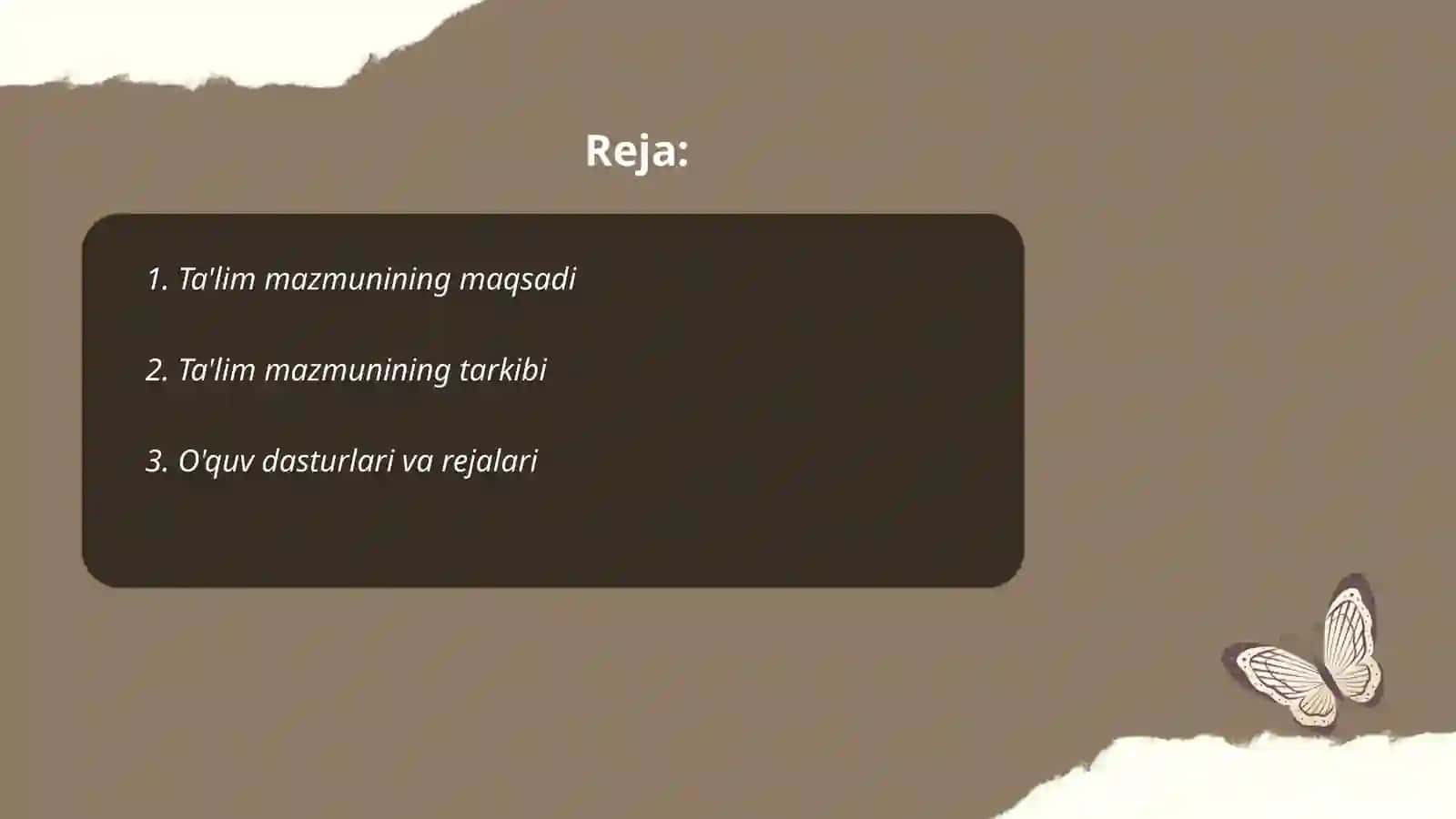 Ta'lim mazmuni 2