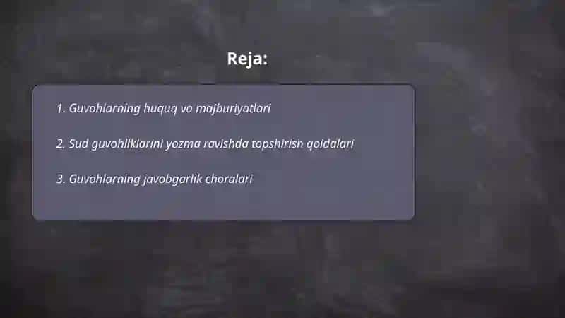 Guvoh noma va yoʻriq noma 2