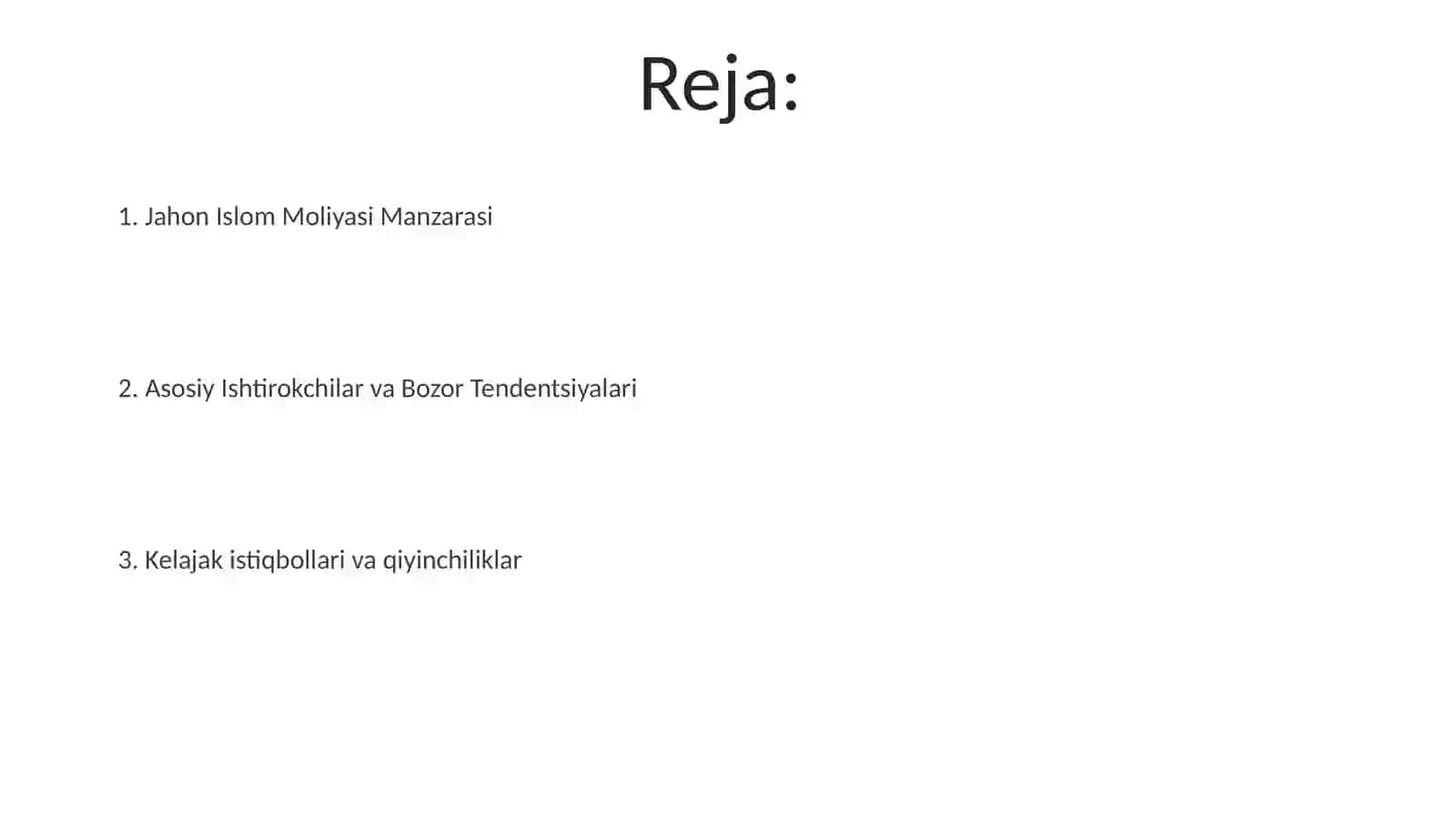 Islom moliyasining turli davlatlarda rivojlanishi 2
