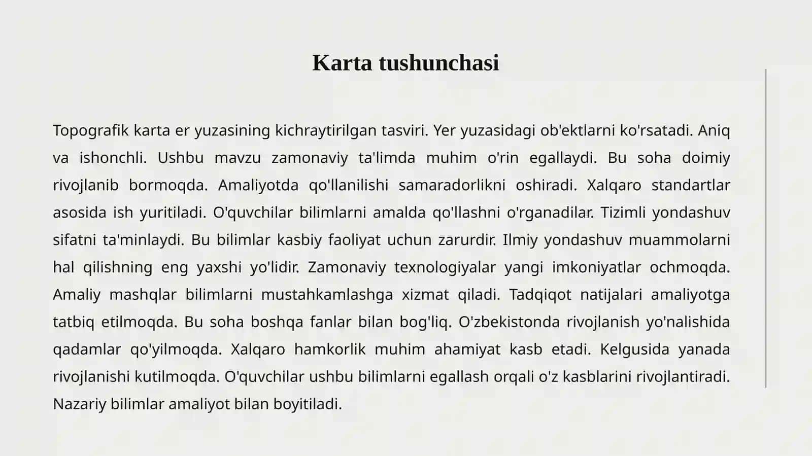 TOPOGRAFIK KARTA 2