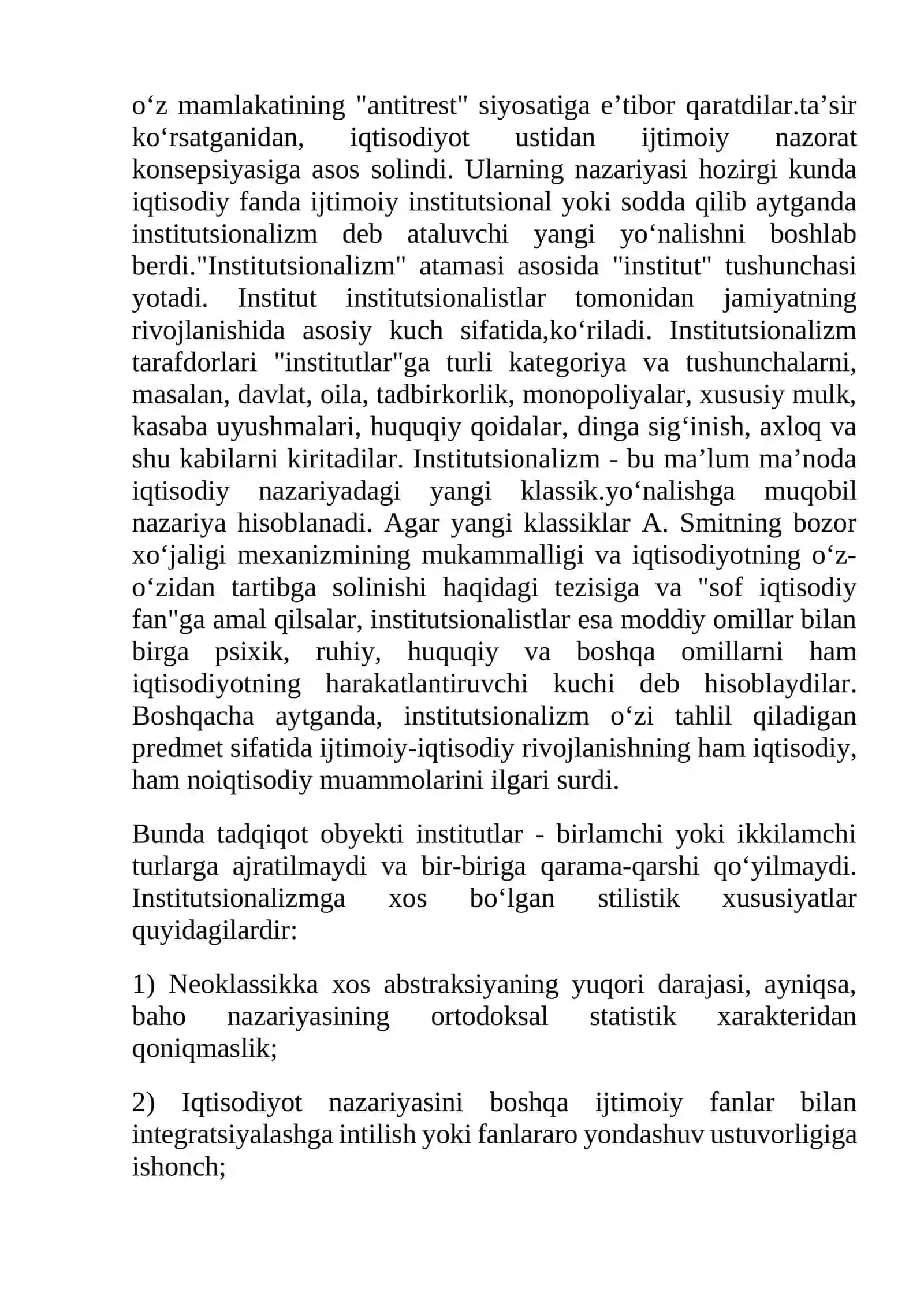 Institutsionilizm 2