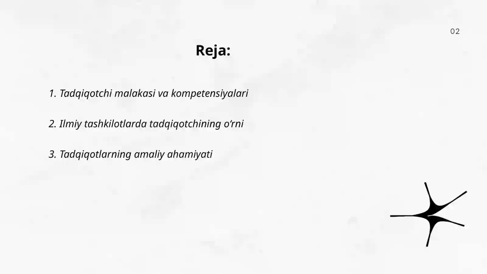 Tadqiqotchi malakasi va kompetensiyalari 2