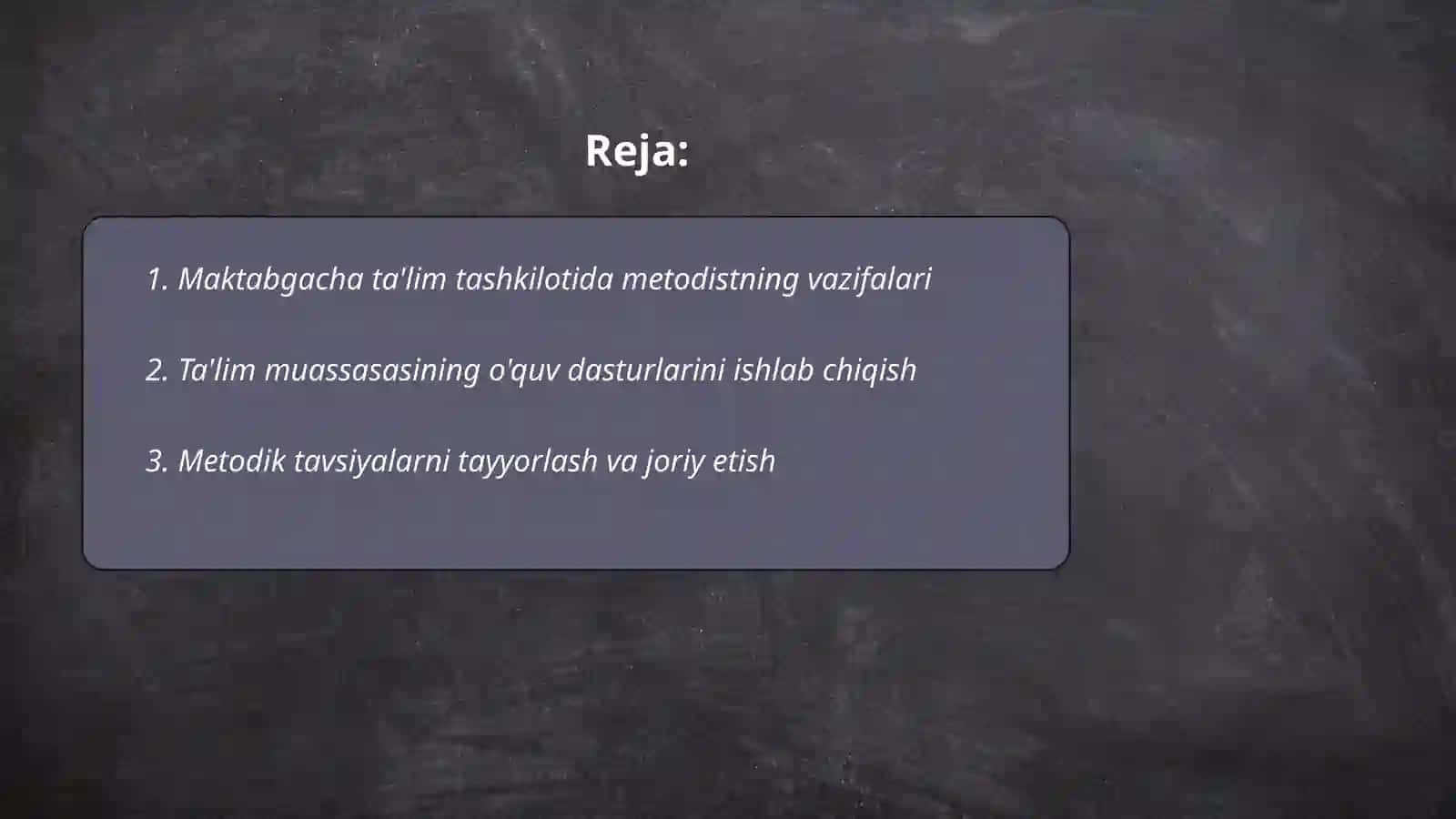 Maktabgacha talim tashkiloti metodistining kasbiy faoliyati (uslub chi) 2