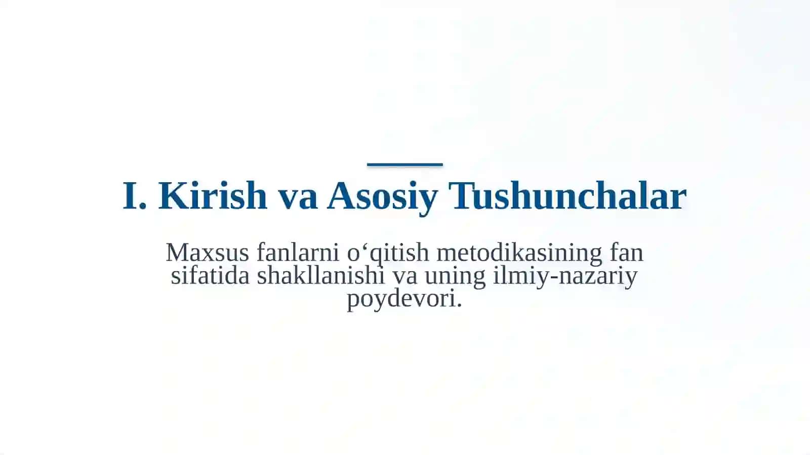 Maxsusfanlarnio‘qitishmetodikasi 2